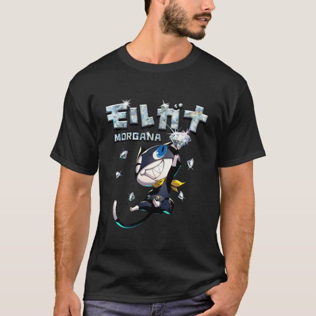 Persona 5 Morgana Diamonds T Shirt (Framsida)