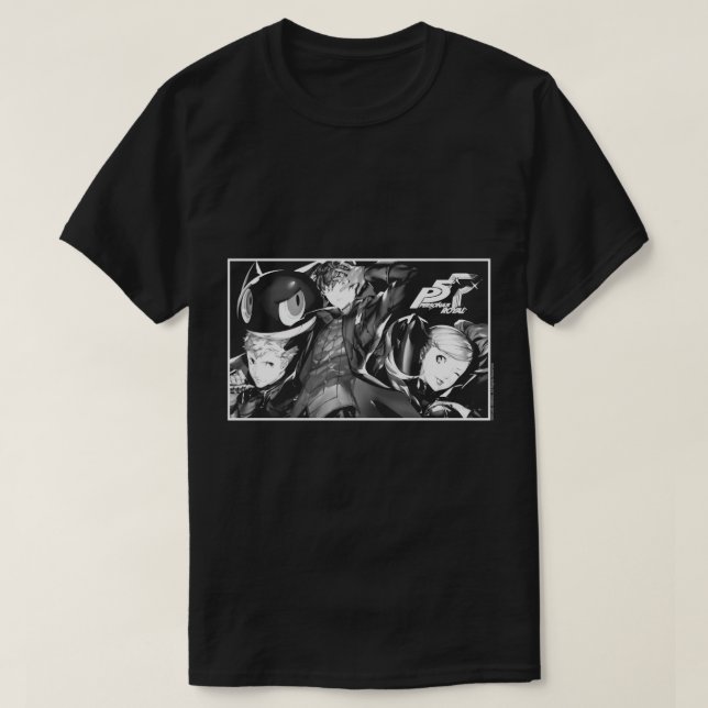 Persona 5 tecken i Rectangle Sweatshirt T Shirt (Design framsida)