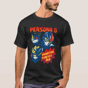 Persona 5 Tecknad Stil T Shirt