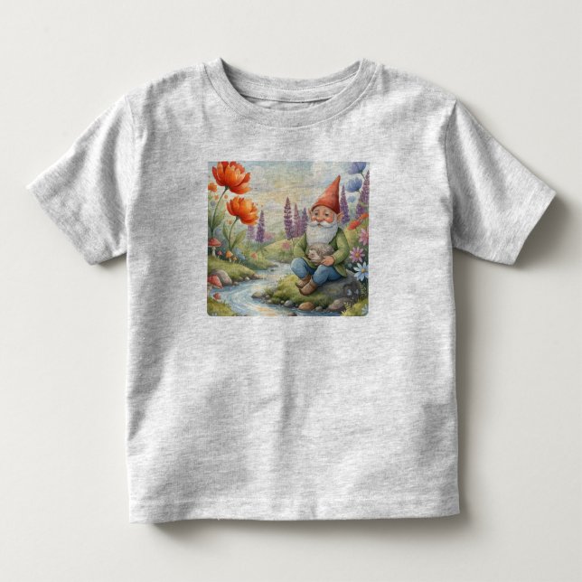 Personailzed name enchanted forest toddler shirt t (Framsida)