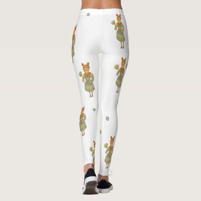 Personaje coneja leggings (Baksida)