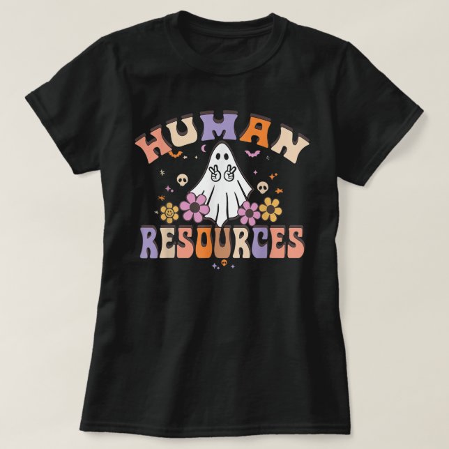 Personal Boo Crew Halloween Matching HR Man T Shirt (Design framsida)