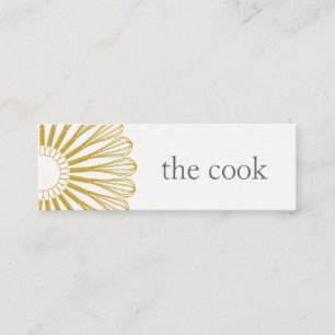 Personal Chef Catering Whisk Modern Catering Mini Visitkort