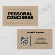 Personal Concierge QR Kraft