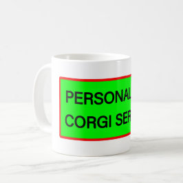 Personal Corgi Servant Kaffemugg