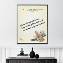 Personal Development Wall Art, Success Quotes,