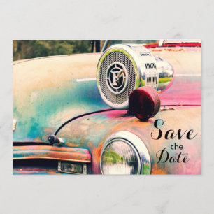 Personal Firefighters "Save the Date"-inbjudan Spara Datumet