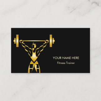 Personal Fitness Coach Visitkort
