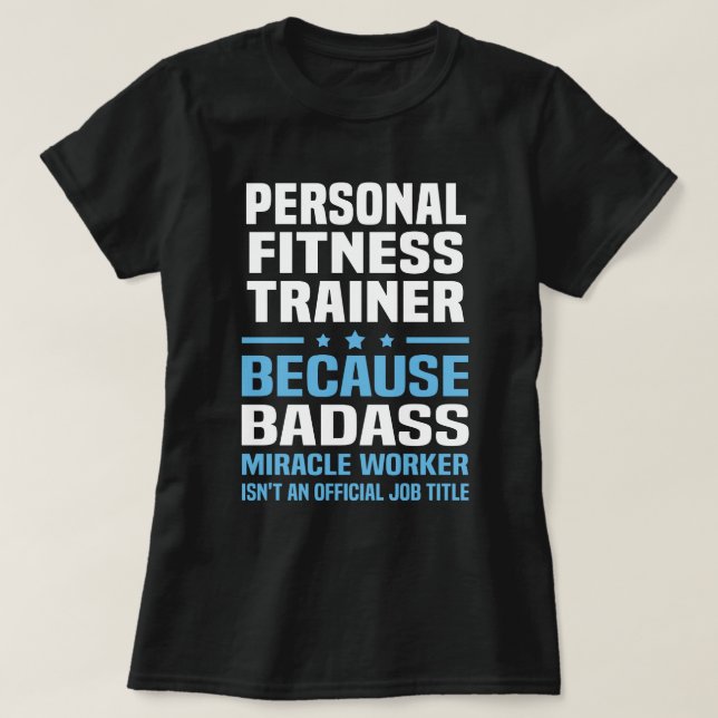 Personal Fitness Trainer T Shirt (Design framsida)