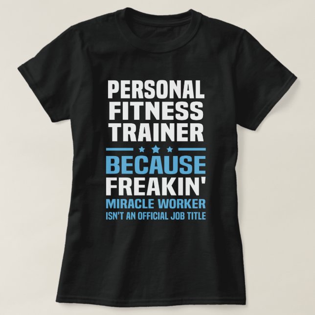 Personal Fitness Trainer T Shirt (Design framsida)
