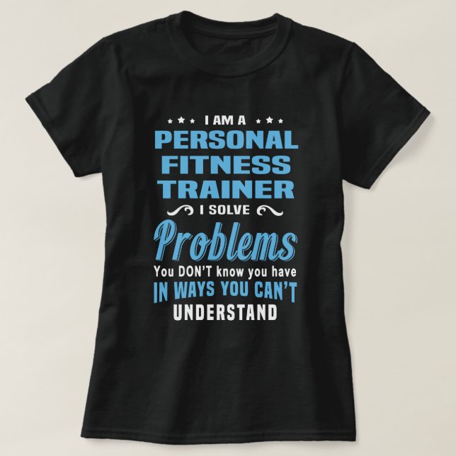 Personal Fitness Trainer T Shirt (Design framsida)