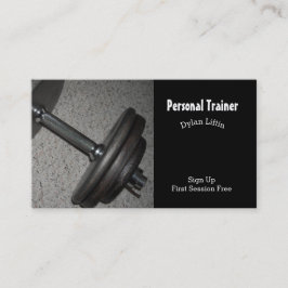 Personal Fitness Trainer Visitkort