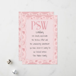 Personal för personlig support julkort