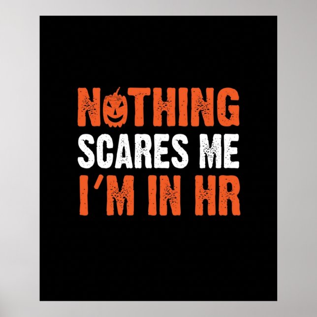 Personal Halloween HR Funny Costume Poster (Framsidan)