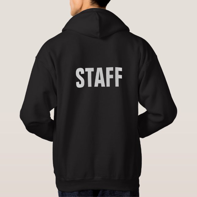 Personal hoodie för festgruppen, teamanställda (Baksida)