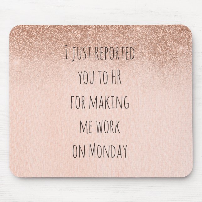 Personal HR Funny Mousepad Kontors humor Musmatta (Framsidan)