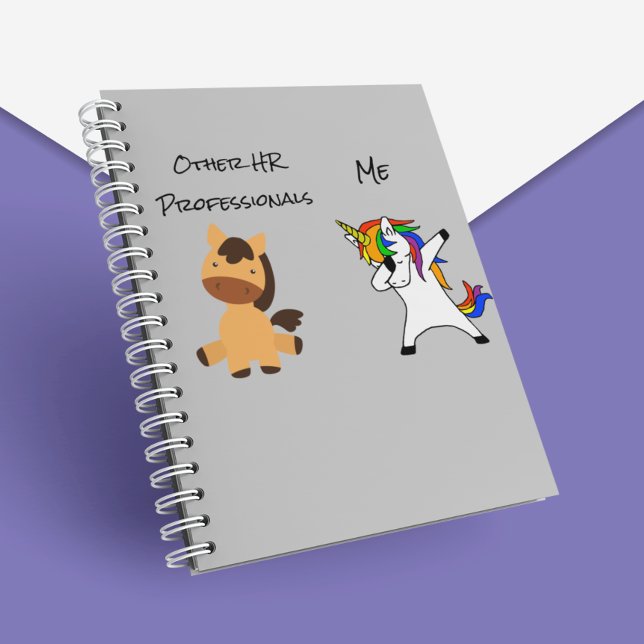 Personal HR Unicorn Horse Funny Anteckningsbok (Skapare uppladdad)