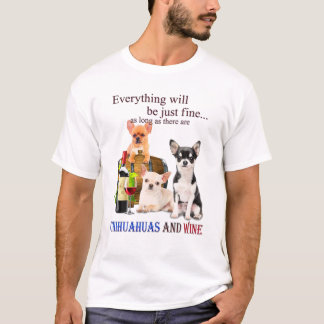 Personal Hund Chihuahua Mamma Pappa Funny Retro Vi T Shirt