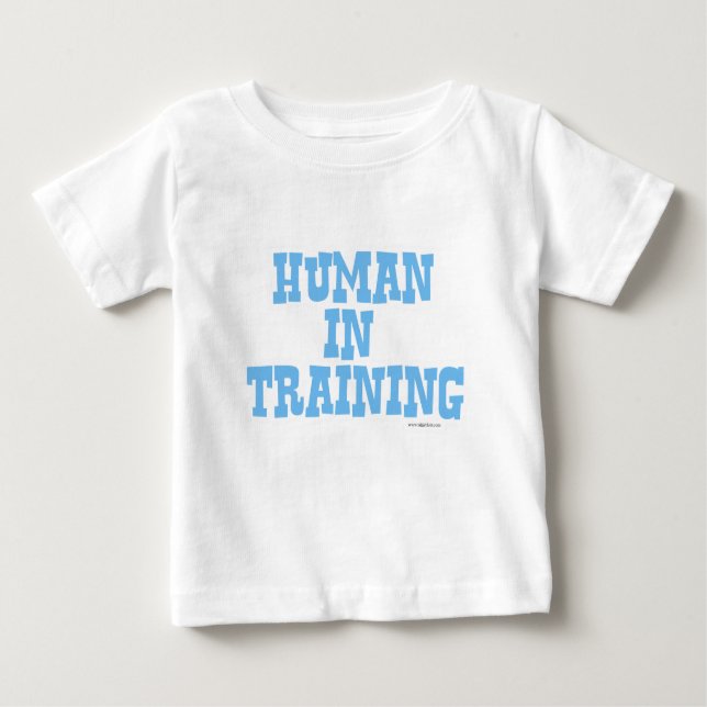 Personal i utbildningens Baby blue citat T-shirt (Framsida)