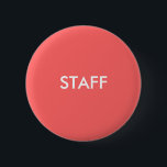 PERSONAL KNAPP<br><div class="desc">Hjälp folk att avgöra vilka dina medarbetare är med den här knappen. Du kan byta färg. Detta är underbart för evenemang,  konferenser,  program och mycket mer. Lägg till namn om du vill.</div>