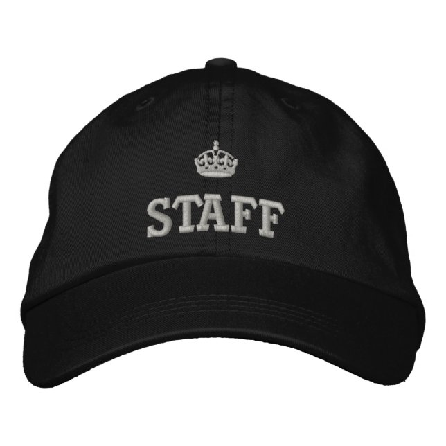 Personal med krona logotyp broderad keps (Framsida)