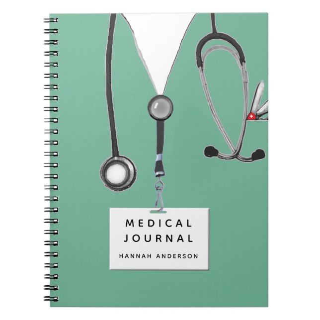 Personal Medical Journal Anteckningsbok (Framsidan)