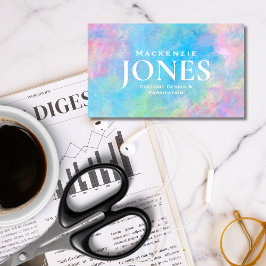 Personal Namn Business Logotyp Modern Abstrakt Visitkort