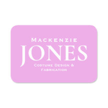 Personal Namn Logotyp Business  Modern Rosa