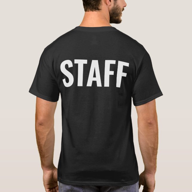 Personal Personlig Anställda, arbete T-Shirt (Baksida)