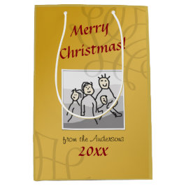 Personal Photo God jul Golden Hälsning