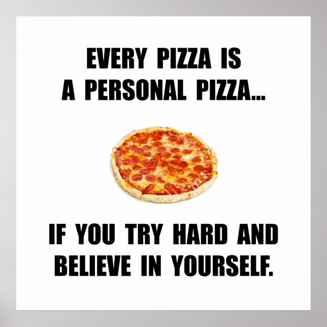 Personal Pizza Poster (Framsidan)