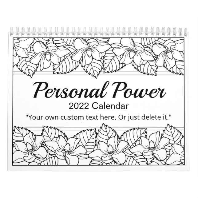Personal Power Färg Me Kalender (Omslag)