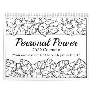 Personal Power Färg Me Kalender