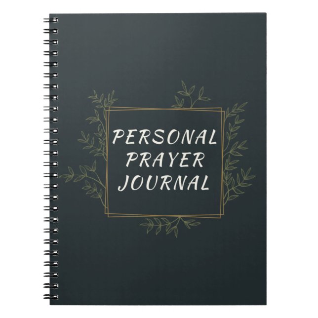 Personal Prayer Journal Anteckningsbok (Framsidan)