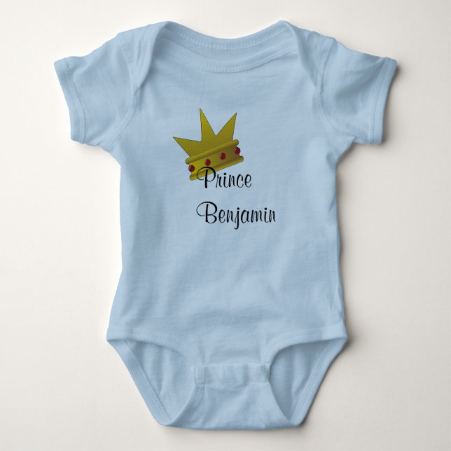 Personal Prince Shirt - Baby First Tee (Framsida)