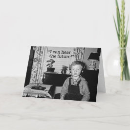 Personal Radio Boy Studentfest Kort