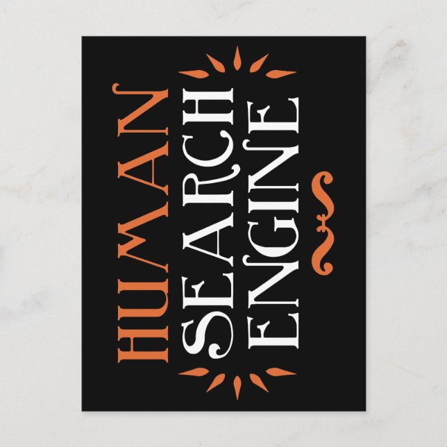 Personal Search Engine Vykort (Framsida)