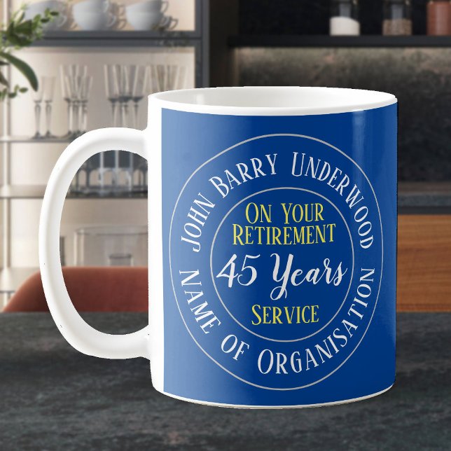 Personal som går i pension. Anställds pensionering Kaffemugg (Skapare uppladdad)