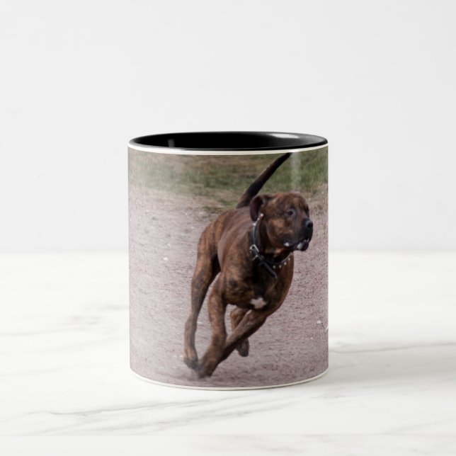 Personal som kör Två-Tonad mugg (Center)