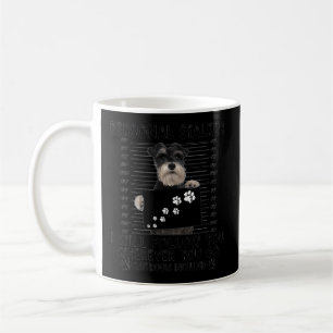 Personal Stalker jag följer dig Schnauzer Kaffemugg