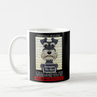 Personal Stalker Miniature Schnauzer Kaffemugg