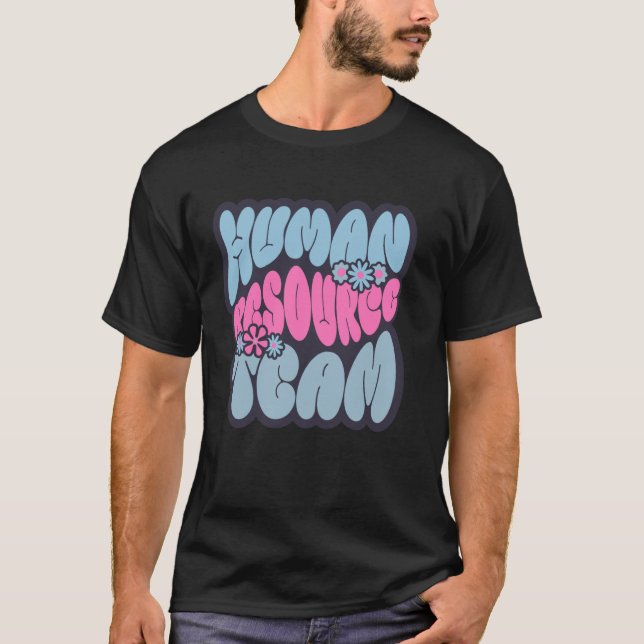 Personal Team HR Squad Team HR Manager Admi T Shirt (Framsida)