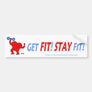 Personal Trainer Aerobics Instructions Heart Healt Bildekal