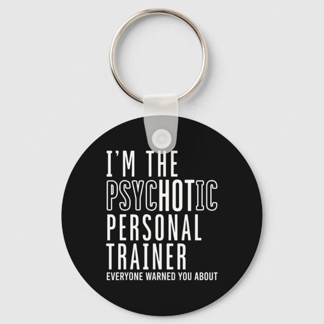Personal Trainer Bodybuilding Workout Fitness Inst Nyckelring (Framsida)