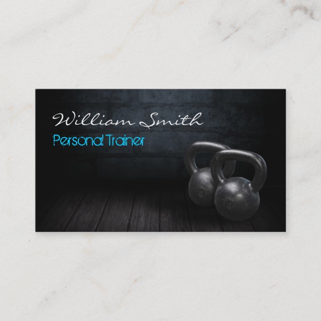Personal Trainer Business card Visitkort (Framsida)