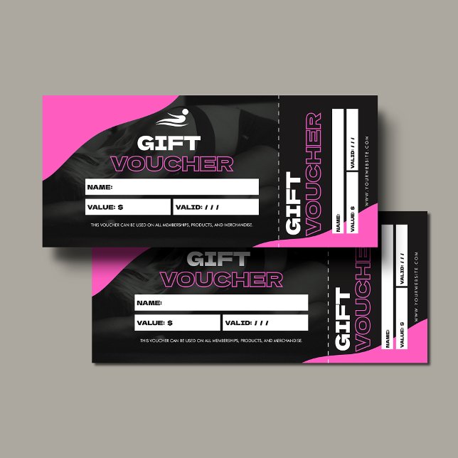 Personal Trainer Fitness Gift Voucher (Skapare uppladdad)