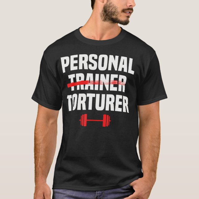 Personal Trainer Fitness Instructor Gym Exercise C T Shirt (Framsida)
