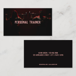 Personal Trainer Fitness Instructor Visitkort