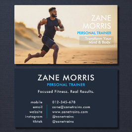 Personal Trainer Fitness Photo  Visitkort