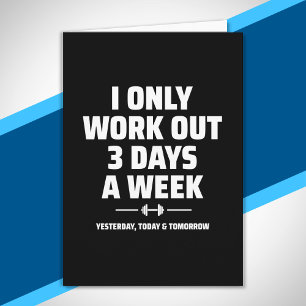 Personal Trainer Funny Gym Exercise Fitness Meme Kort